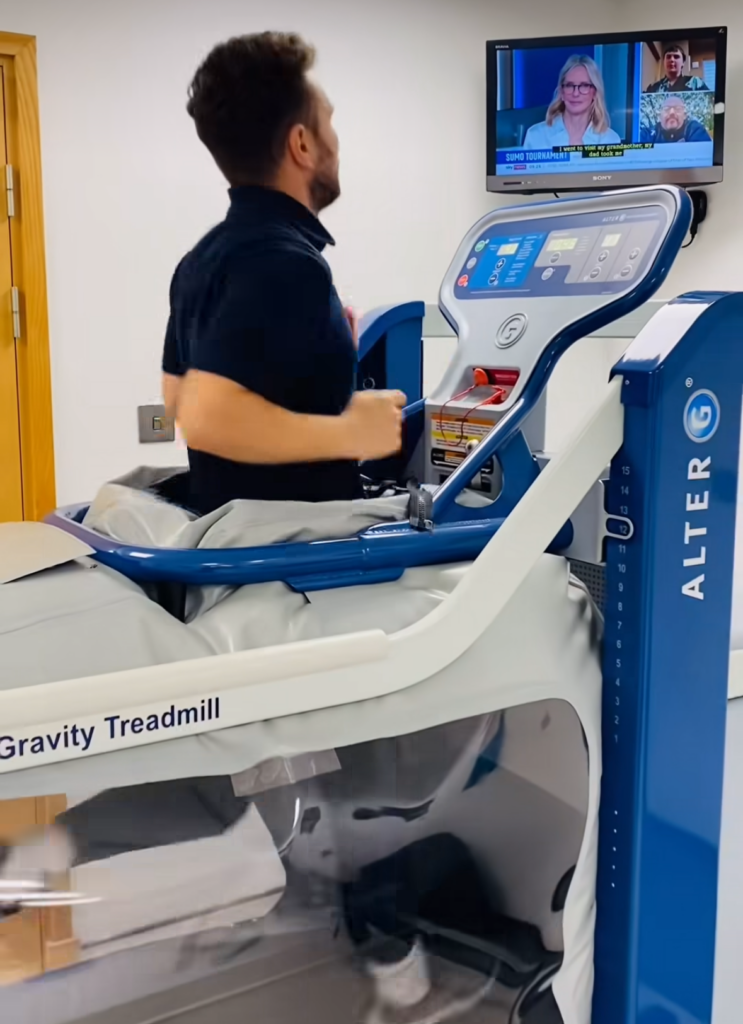 Running on the Alter G