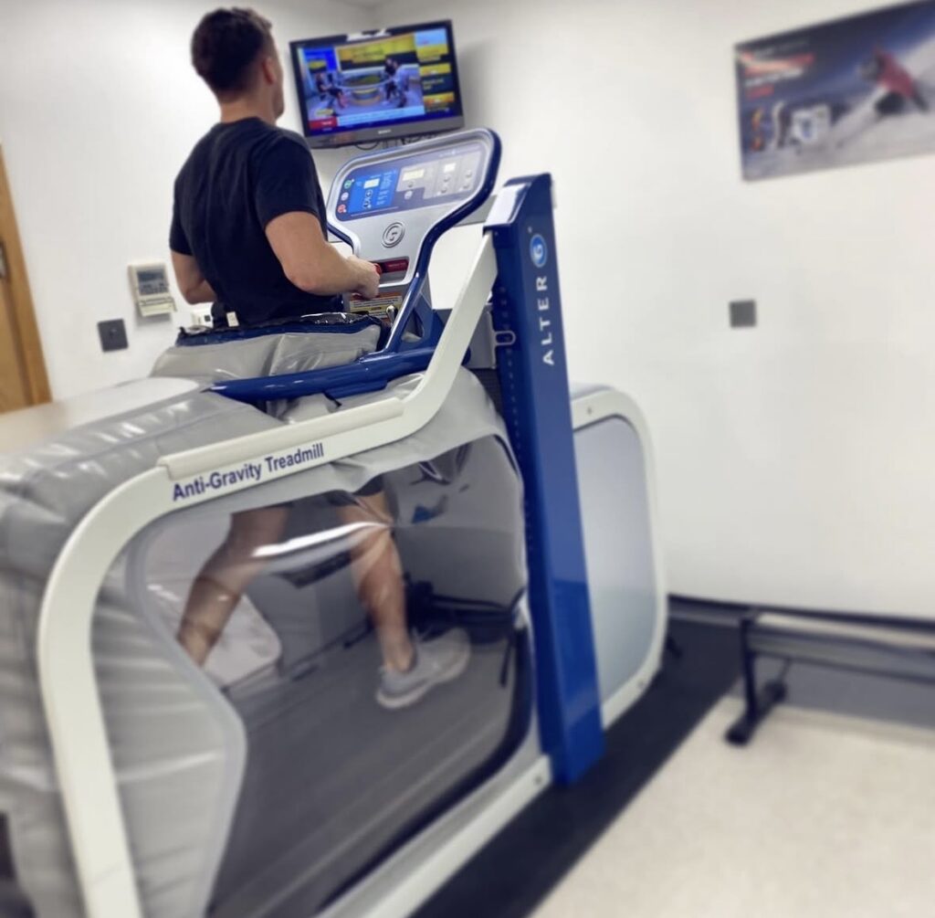 Anti-Gravity Treadmill in use
